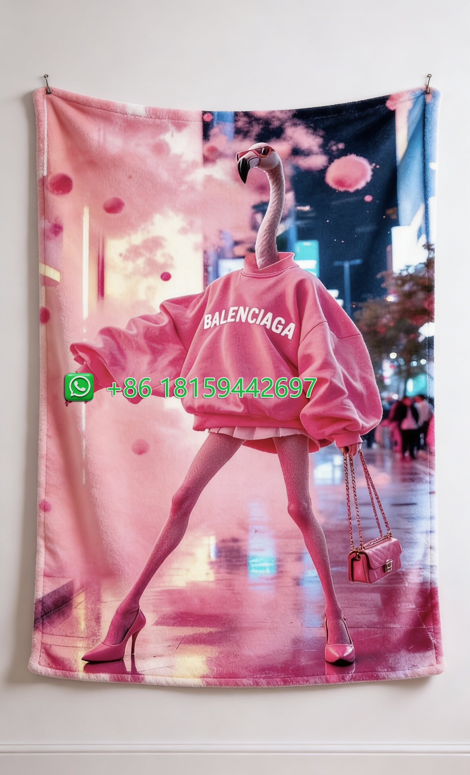 Balenciaga Throw Blankets